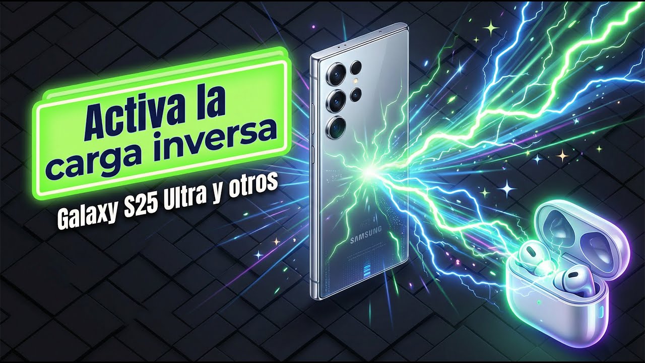 ✔️Como activar CARGA INVERSA Samsung S25 ULTRA - Wireless PowerSharing