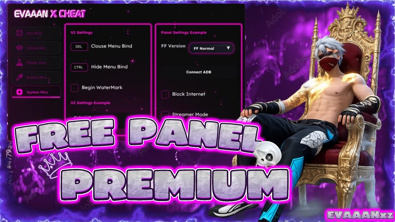 PC PANEL FREE FIRE🎁 | ANTI BAN 100 %✅ | AIM RAGE | SILENT AIM 👑| PULL 360🎁أقوى بانل ايمبوت مجاني