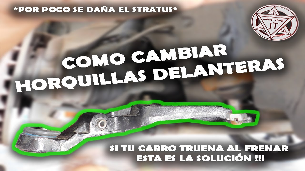 COMO CAMBIAR HORQUILLAS DELANTERAS | DODGE STRATUS | *Por Poco Se Daña El Stratus !!!*