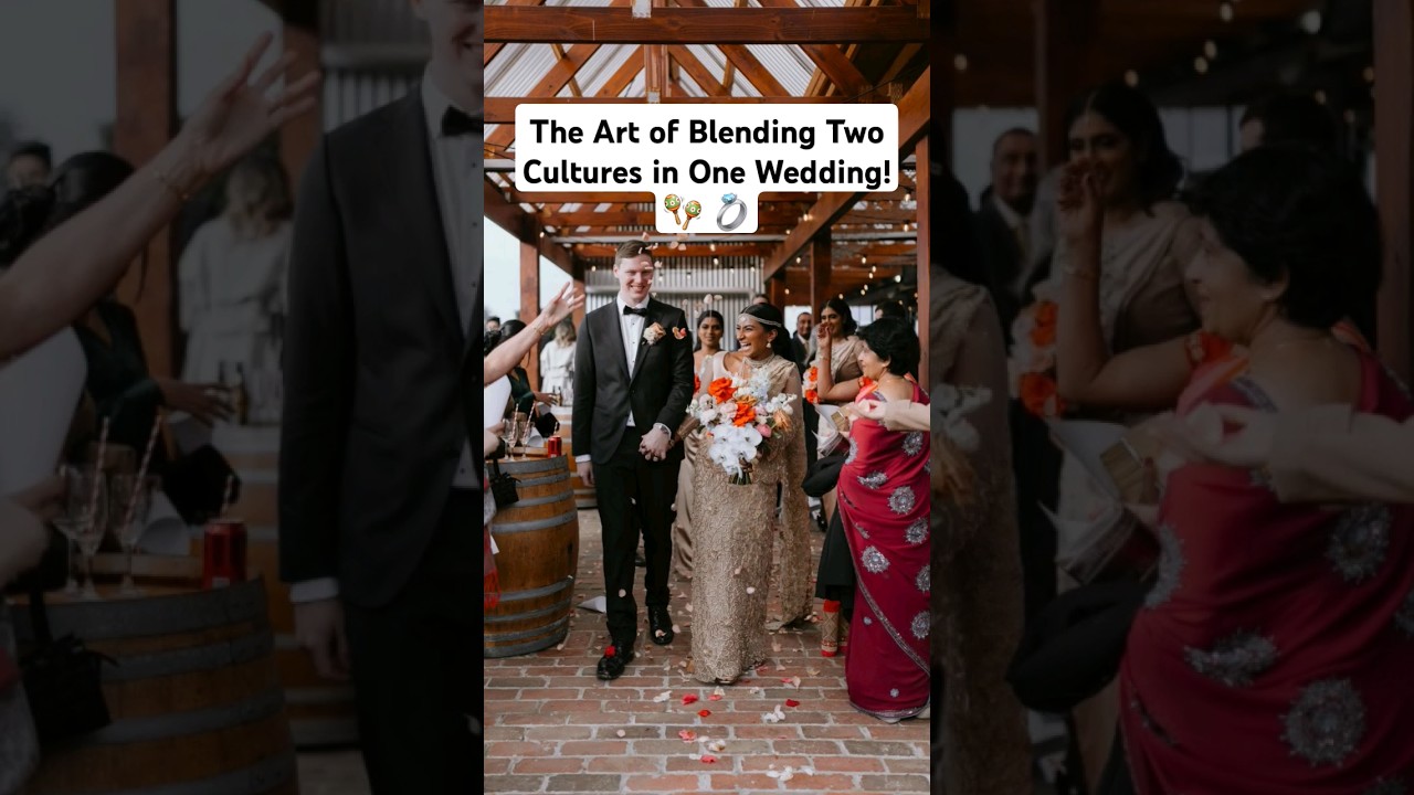 The Art of Blending Two Cultures in One Wedding&nbsp;🪇 💍#culturalwedding #traditionalwedding #weddings