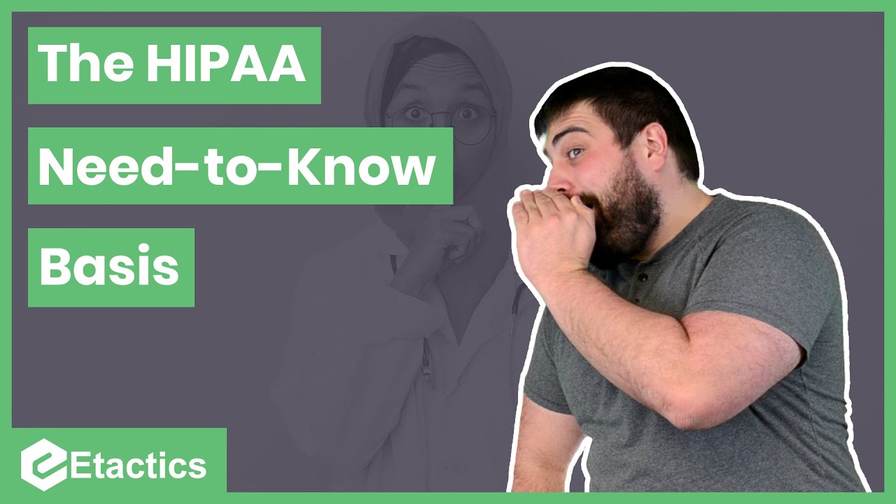 HIPAA Need-to-Know Basis: Understanding and Why It's Important