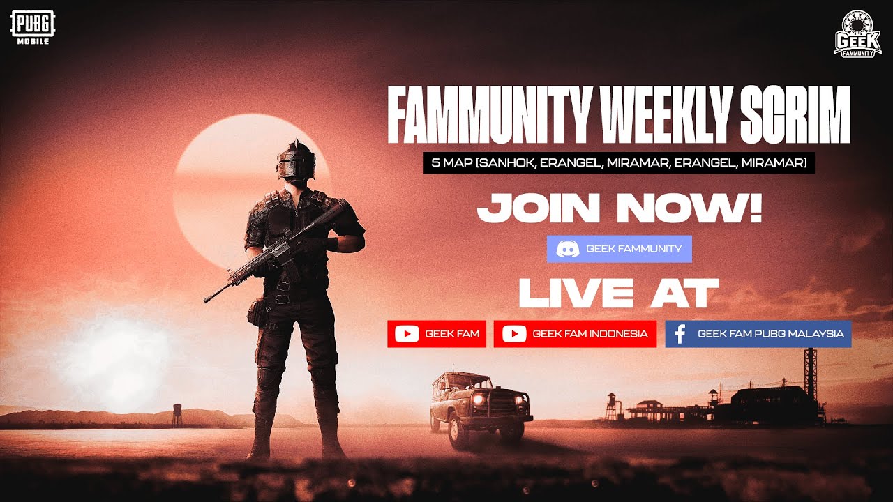 FAMMUNITY WEEKLY SCRIMS - FUN SCRIMS 5 MAPS
