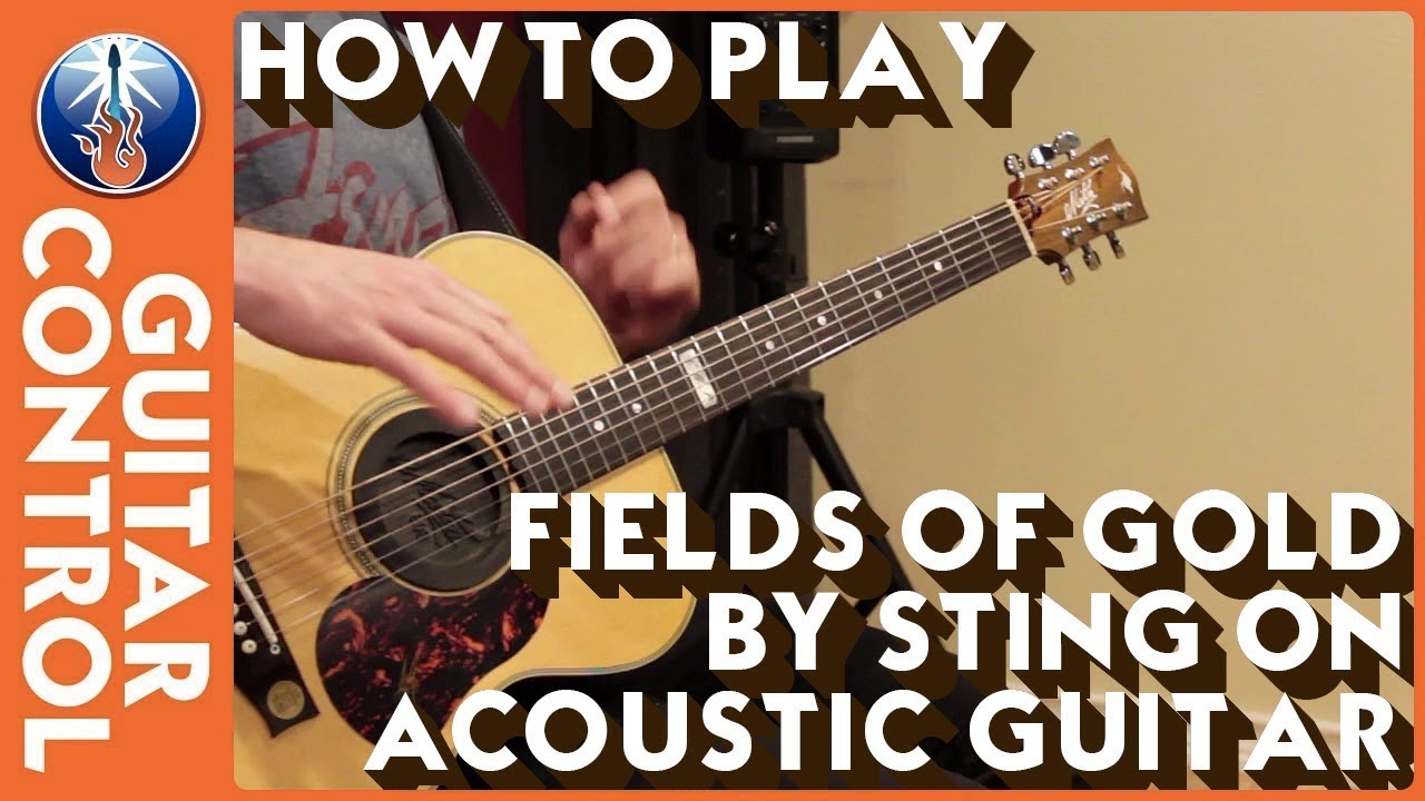 How to Play Fields of Gold by Sting on Acoustic Guitar