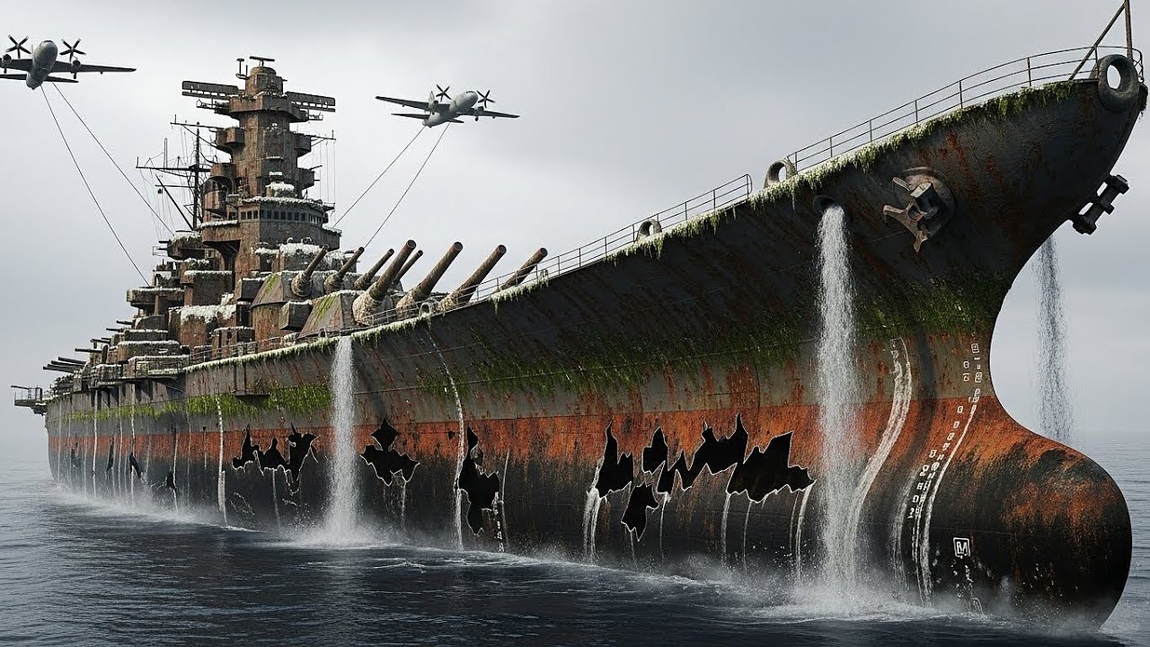 Raising the YAMATO: The Ultimate Industrial Salvage & Restoration Process (4K) : (ASMR)