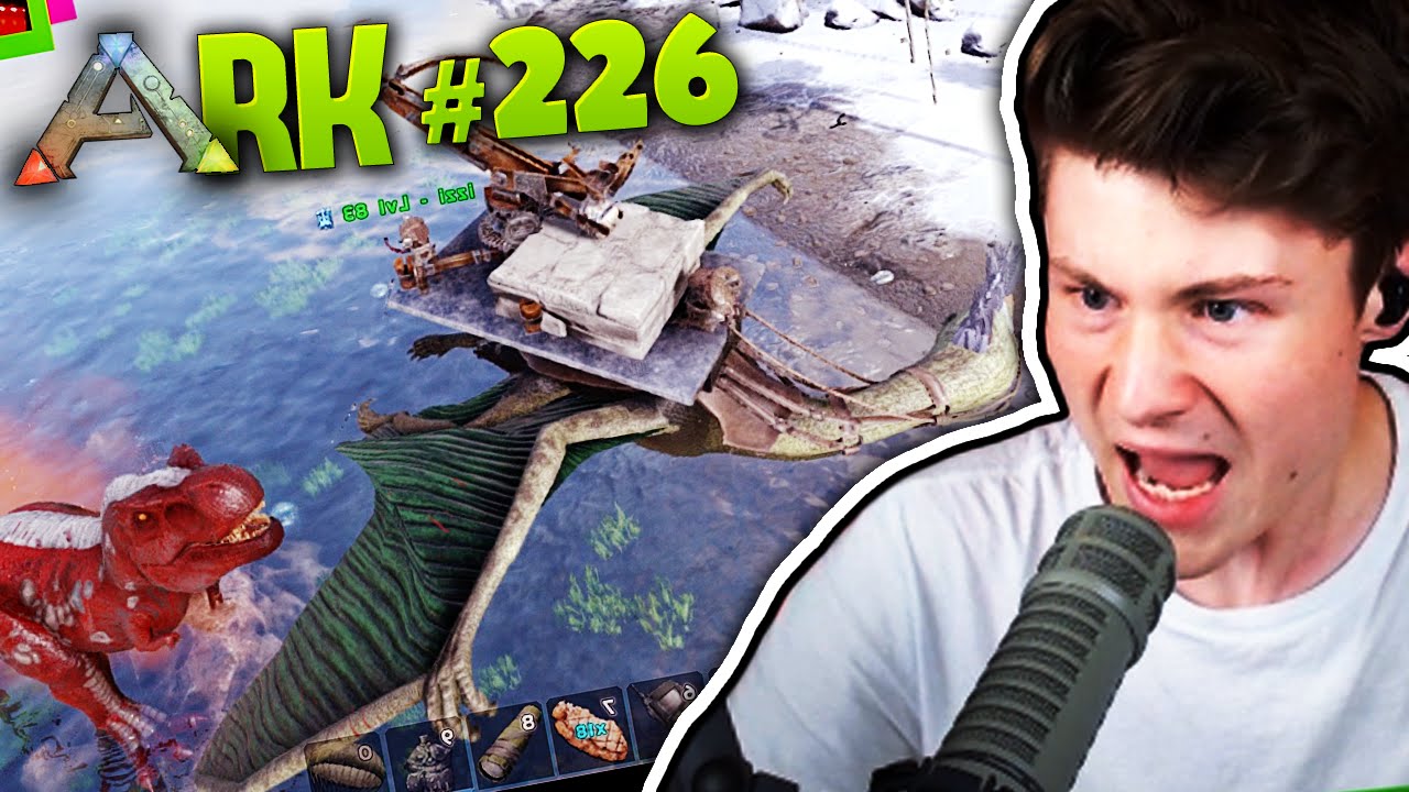 ARK #226 | KAMPF GEGEN ALPHA REX, ICH FALL VOM QUETZAL! | Dner & izzi