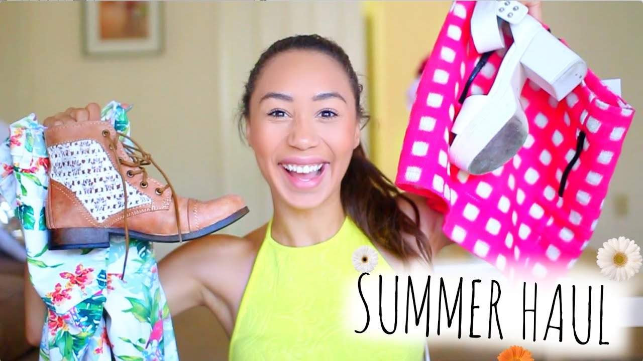 HUGE Summer Haul! Topshop, Forever 21, Urban Outfitters ect. | MyLifeAsEva