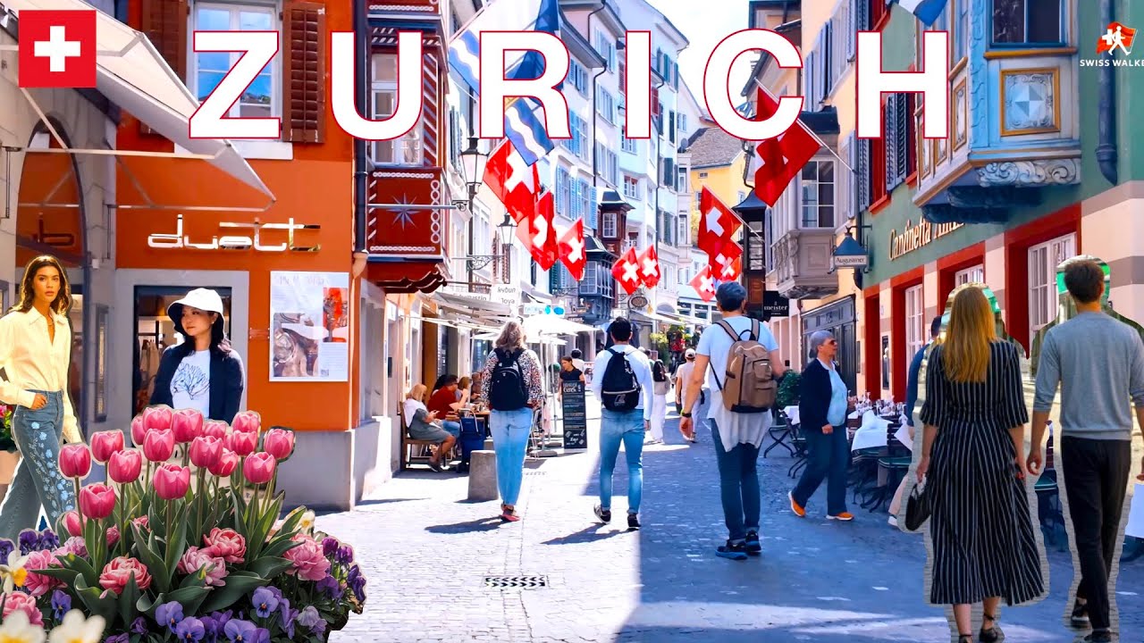 Zurich Switzerland; Luxury, Views & Swiss Charm - Walking Zurich's Iconic Streets 🇨🇭