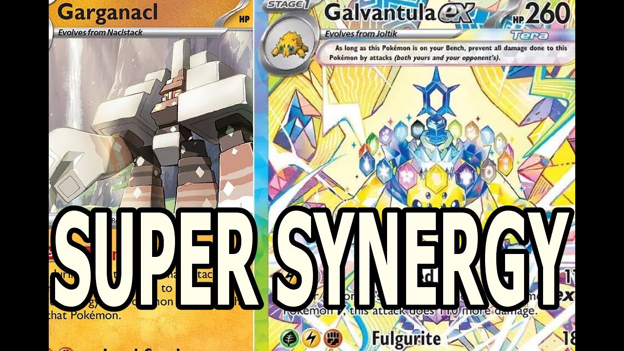 GALVANTULA EX AND GARGANACL IS GOOD - PTCGL - SURGING SPARKS ERA