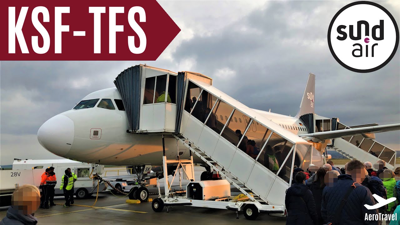 SMALLEST AIRPORT IN GERMANY!? SUNDAIR TRIPREPORT | KASSEL CALDEN - TENERIFE | SR 3130 | AIRBUS A319