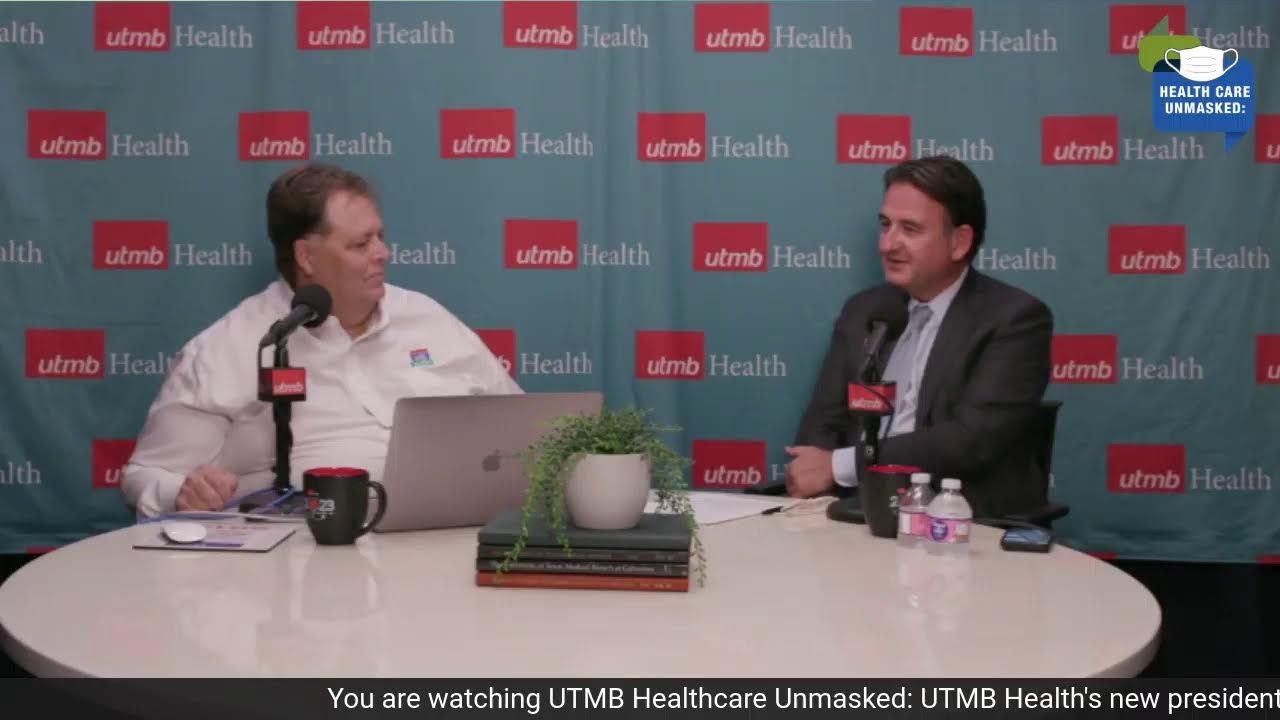 UTMB Health's new president Dr. Jochen Reiser in his first broadcast interview