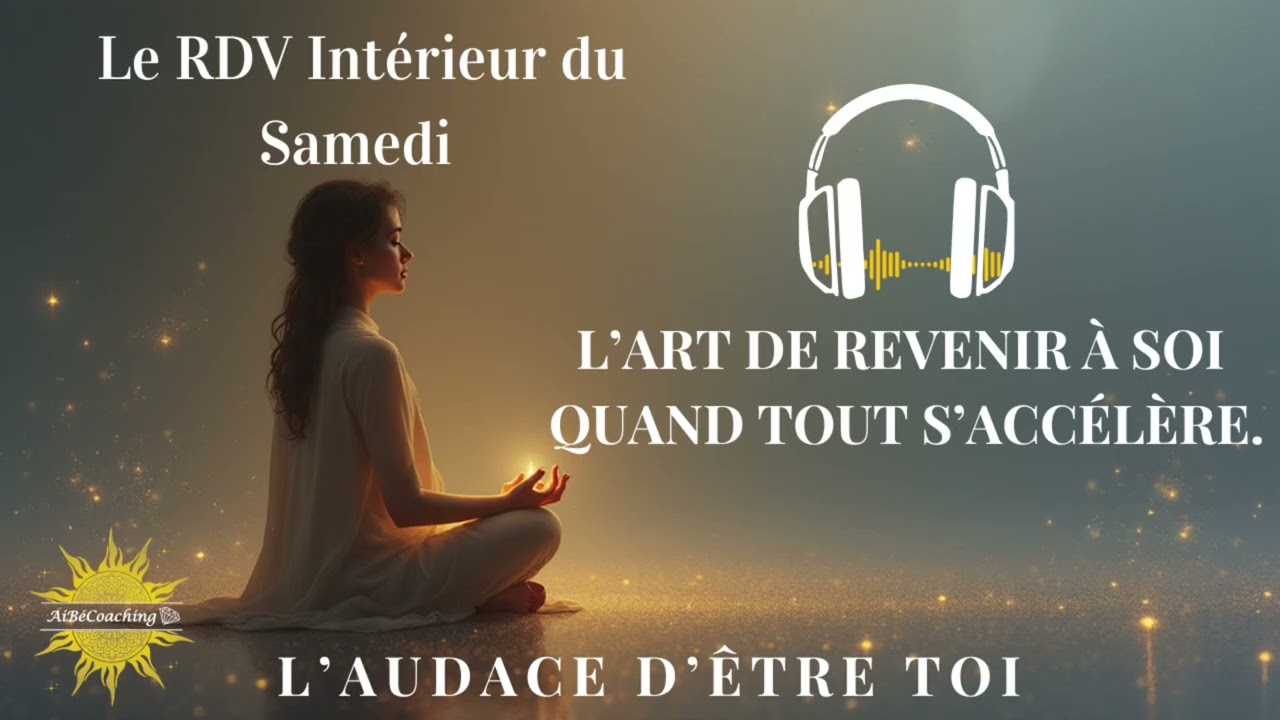 ✨ L’art de revenir à soi quand tout s’accélère.✨