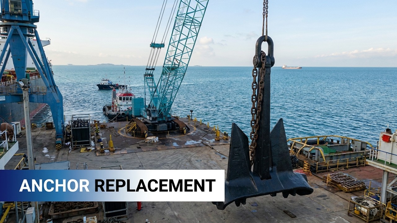 Anchor & Anchor Chains Replacement At IPL Singapore