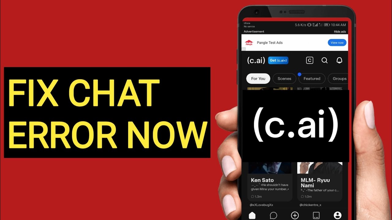 How to fix character Ai app chat error | new Trick