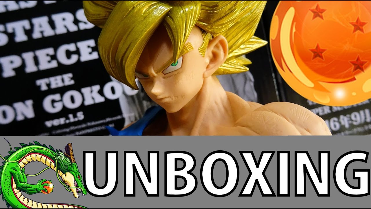 UNBOXING FR DRAGON BALL THE GOLD Super Master Stars Piece de Son Gokû - Débalage Marty Japan