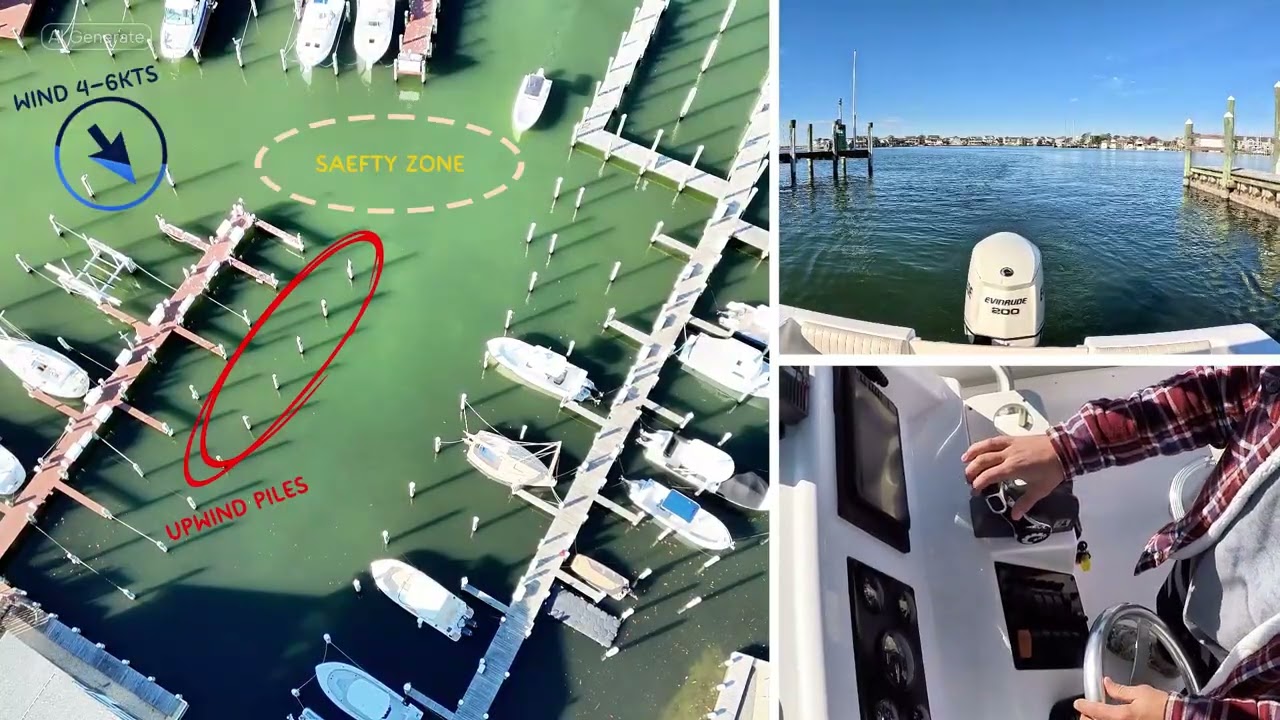 Turn Your Boat Around in Tight Spaces (Single Engine) by using the 
