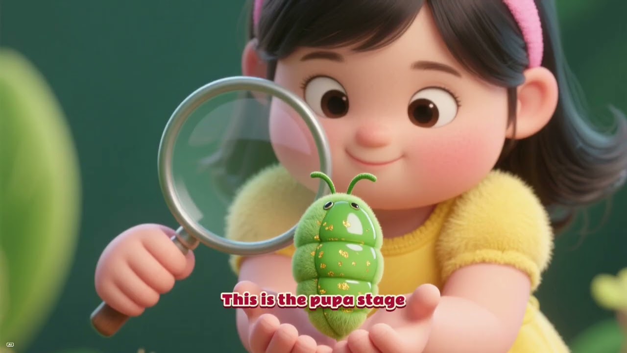 “From Egg to Butterfly 🥚🐛🦋 | A Fun Cartoon Story for Kids”