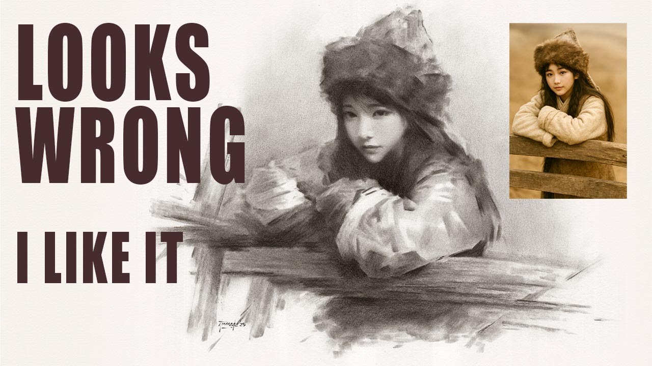 The Art of Drawing What You Feel | Loose Charcoal Drawing