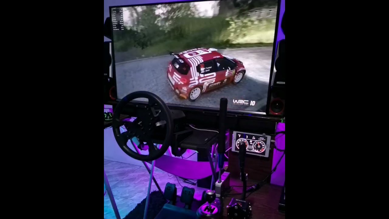 Rally Run in WRC 10 Using PXN V99 Setup