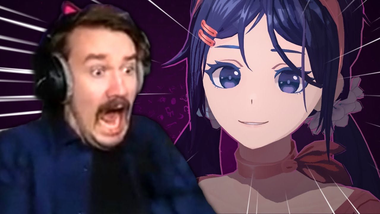 woman jumpscare