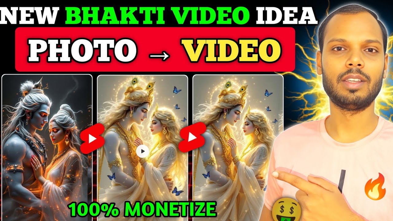 Sirf 1 Photo Se Bhakti Video Kaise Banaye? 😲 BEST viral short,💥 motionleap se 👍🏻 Full Guide 💯