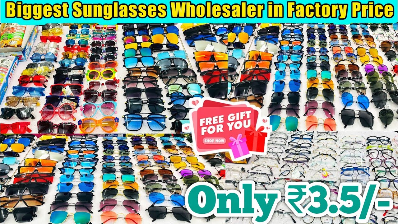 Sunglass Big Wholesaler In Kolkata Barabzar Market.Sunglasses Wholesale Market.#KolkataGogglesmarket