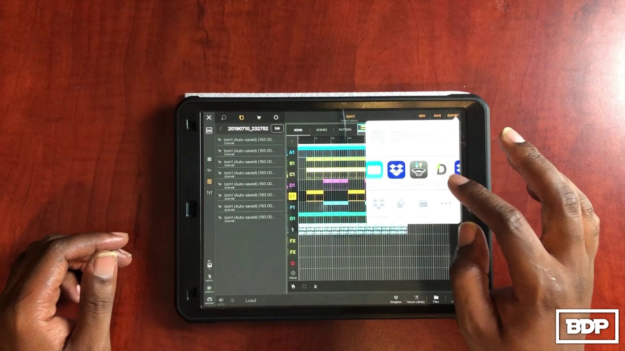 How to Export Audio Stems from Beat Maker 3