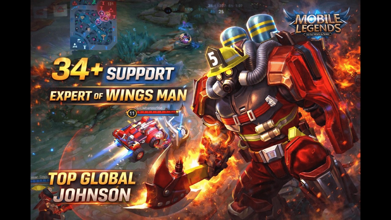 NEW 1 Shot Johnson Build is BROKEN! Top Global Gameplay | MLBB