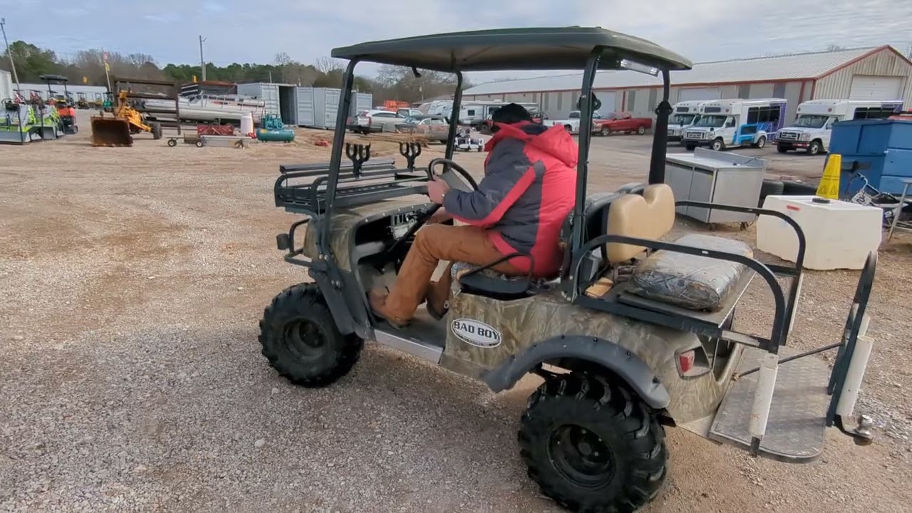 Bad Boy All-Electric 4WD Buggy to be auctioned by Fowler Auction
