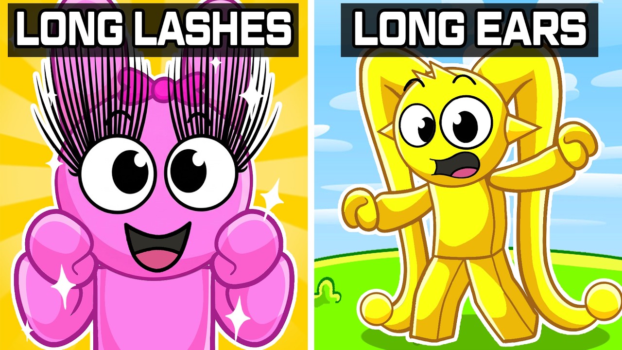 Would You Rather BUT IT HAPPENS..Sprunki (Long Lashes Vs Long Ears)