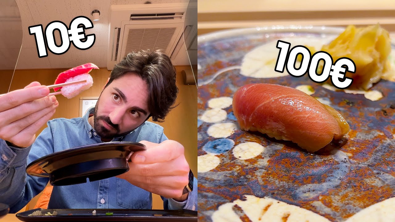 Sushi ECONOMICO VS sushi PREGIATO a Tokyo 🍣