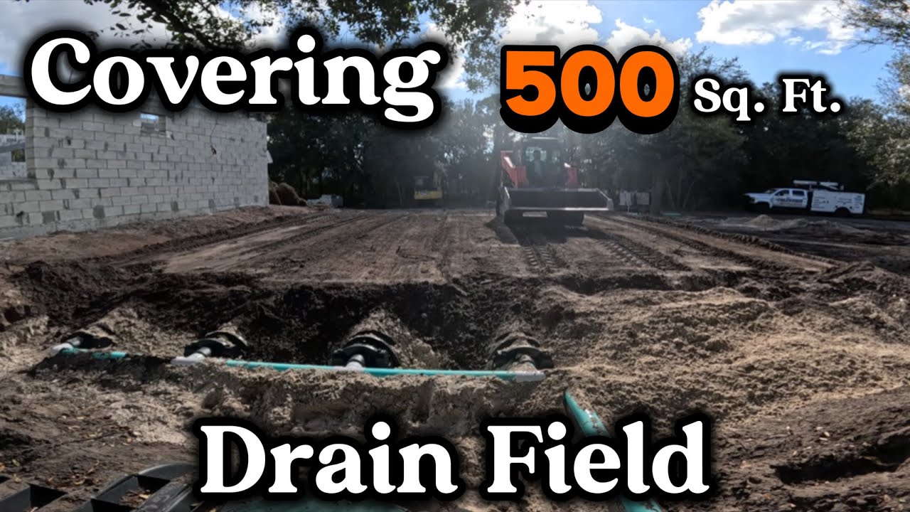 Just Another Day Covering 500 SQ FT of Drainfield