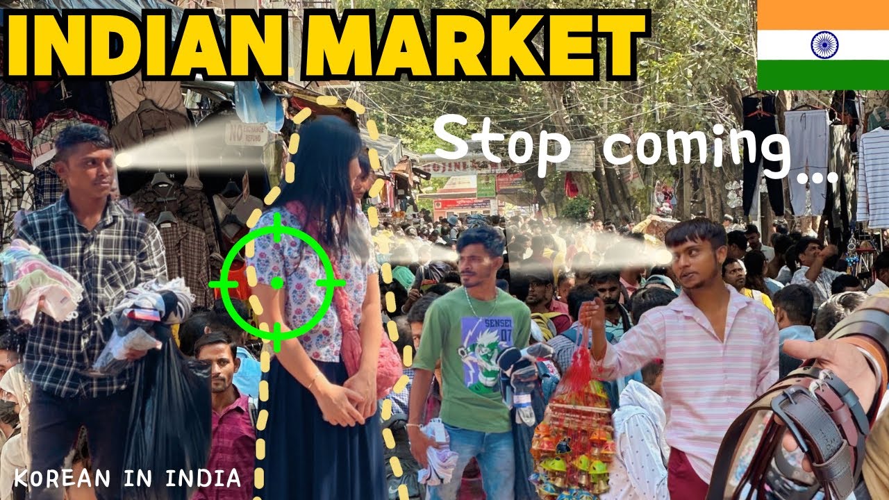 |인도🇮🇳| 😳Suspenseful Indian market seen by a Foreigner