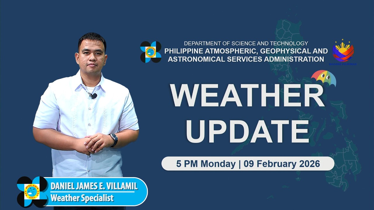 Public Weather Forecast issued at 5 PM | February 9, 2026 - Monday