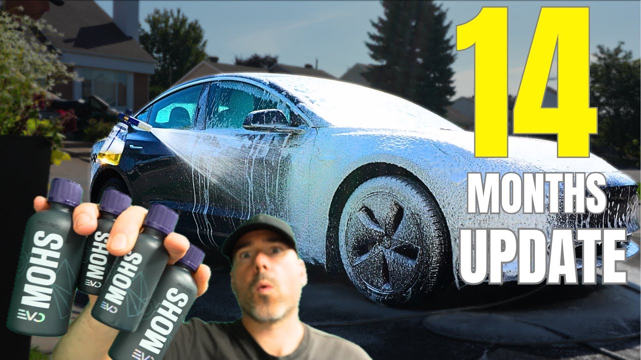 I Detailed This Tesla 14 Months Later : GYEON Mohs EVO