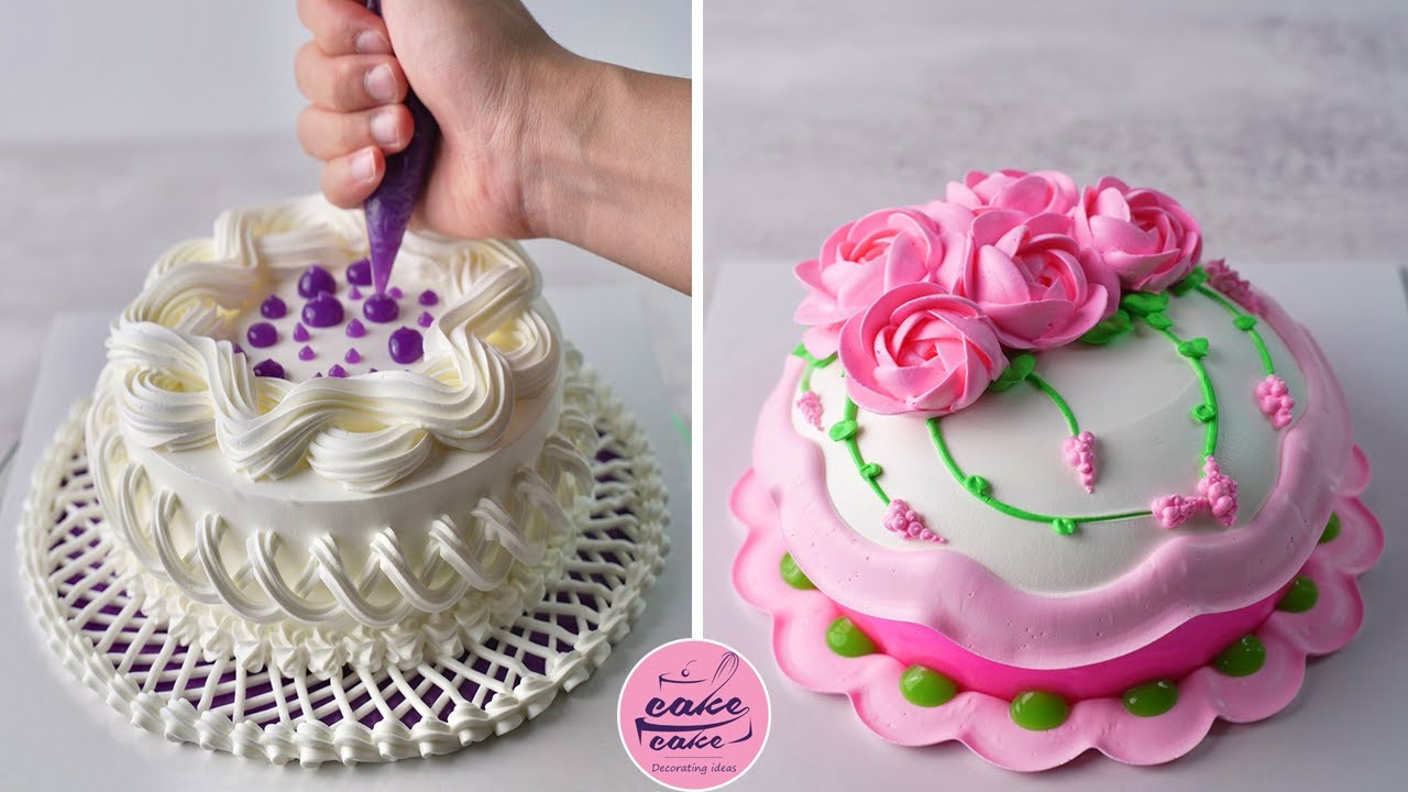 Mysterious Purple Rose Birthday Cake Decorating Ideas