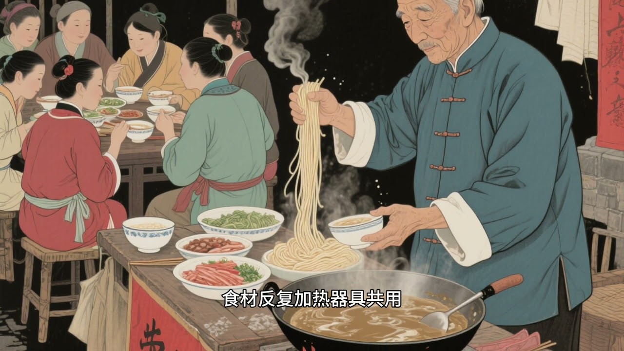 宋朝夜宵摊真实重现：一碗面多少钱？吃完拉不拉肚子？