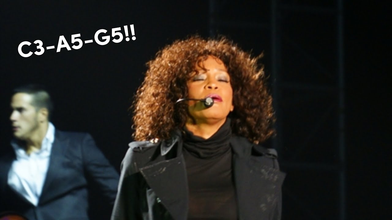 Whitney Houston: 2010 Full Vocal Range! (C3-A5-G5)