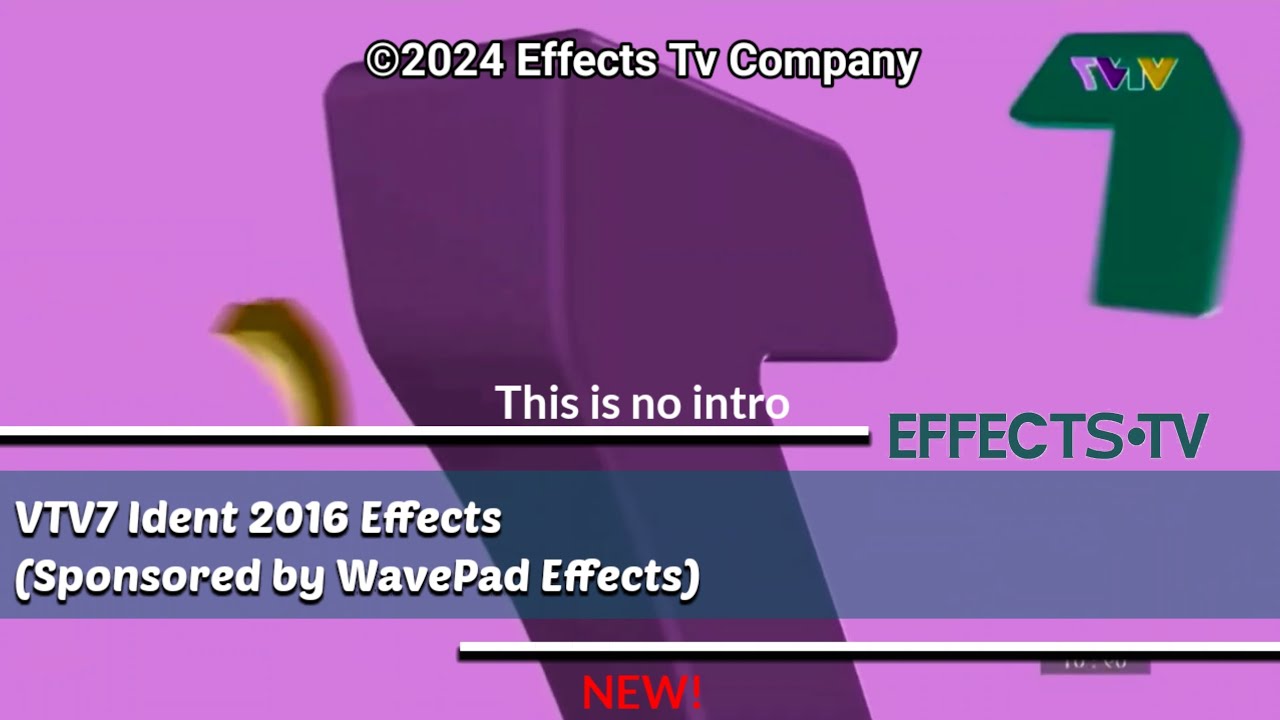 VTV7 Ident 2016 Effects(Sponsored by WavePad Effects)