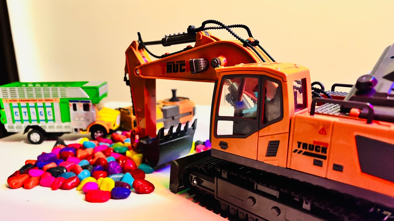 Crazy 13 Channel RC Excavator Unboxing & Test | Realistic 1:12 Construction Toy with Remote Control