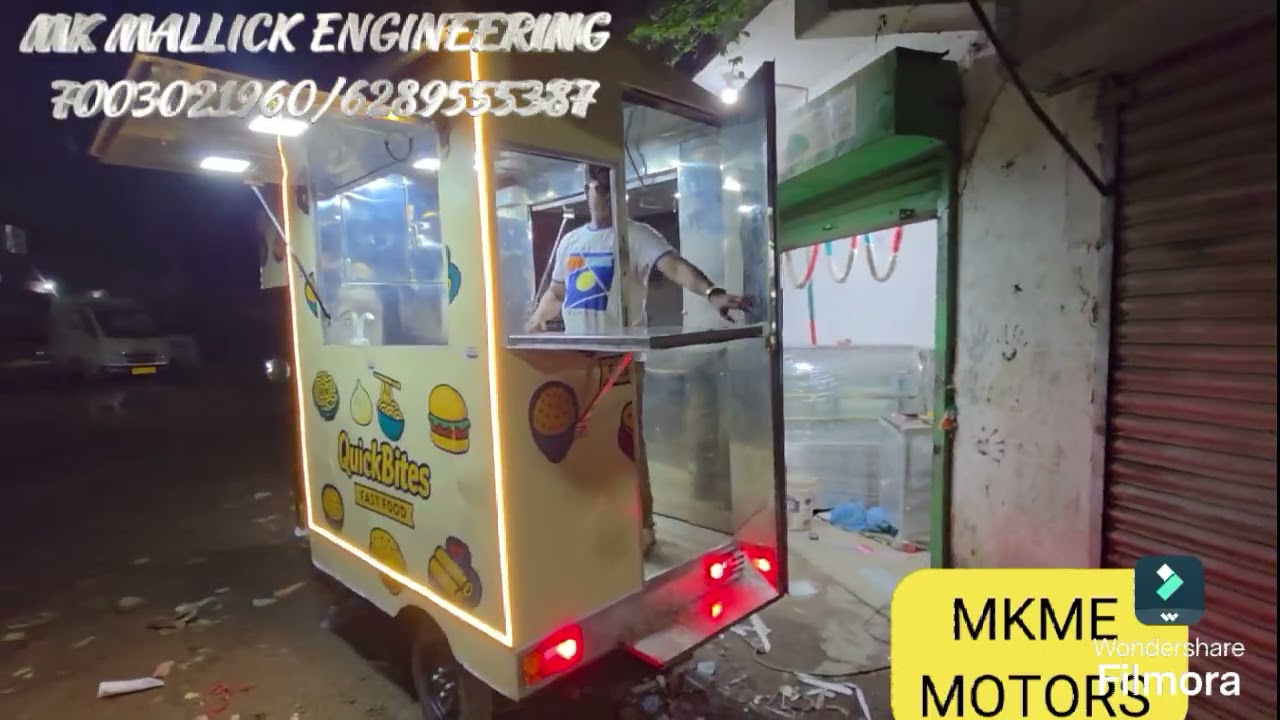 E Rickshaw Food  Van 