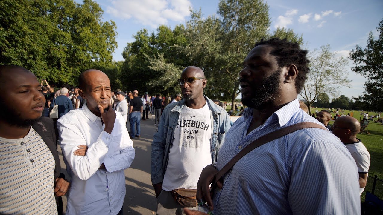 Speakers Corner - Big Bro discusses his experiences in islam with some muslims