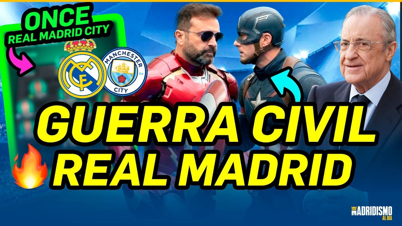 ⚪🟣&iexcl;GUERRA CIVIL EN EL REAL MADRID! | EL ONCE DEL REAL MADRID VS CITY✍️✅
