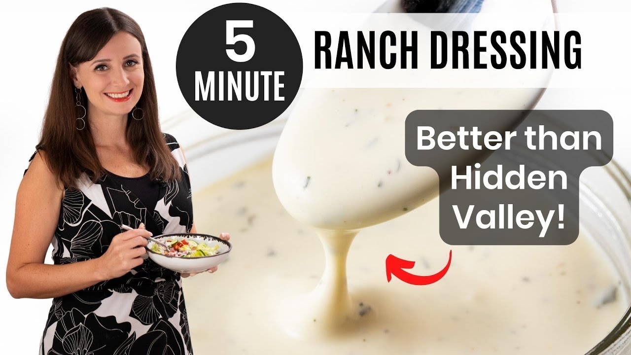 You’ll NEVER Buy Store Bought Ranch Dressing Again!