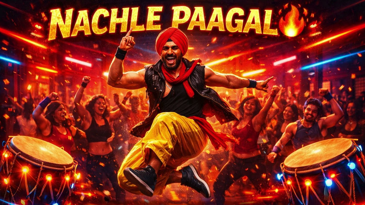 Nachle Paagal | Desi Zumba Dance Anthem 🔥 Punjabi Gym Workout Song | Bhangra Fitness Beat 2026