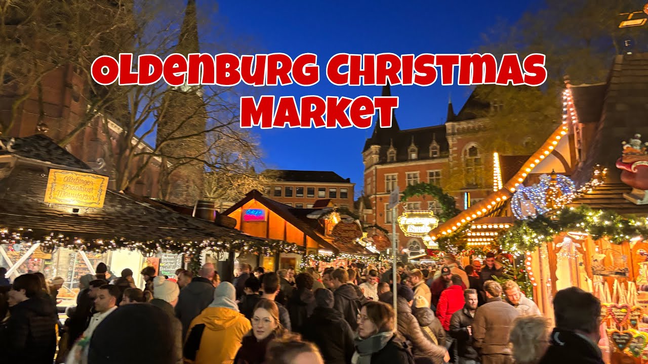 Рождественская ярмарка в Ольденбурге 🎄🤶Германия 🇩🇪