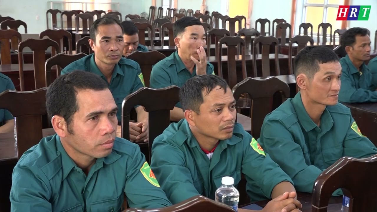 Xã Ea Drăng ra mắt Trung đội Dân Quân thường trực