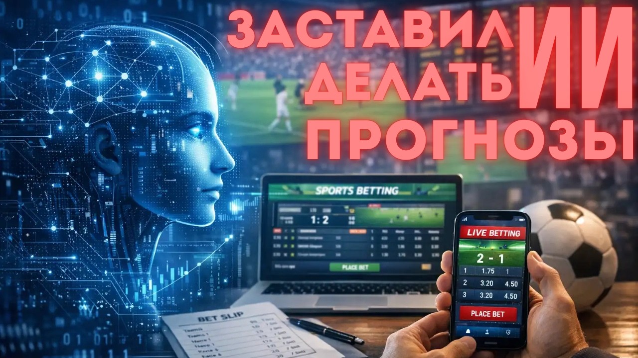 ИИ дает точные прогнозы на футбол. Ставки от нейросети. Круче ChatGPT и GROK AI!