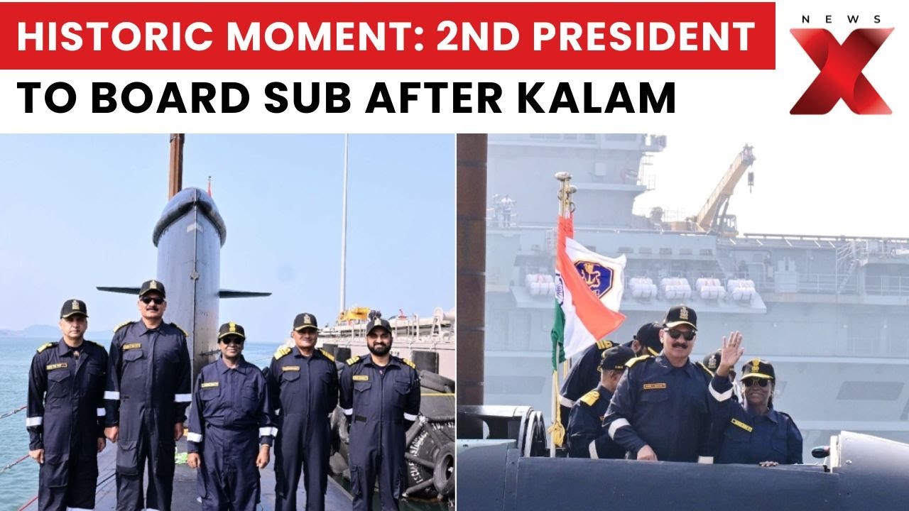President Droupadi Murmu Embarks on INS Vagsheer Submarine Sortie in Karwar | NewsX