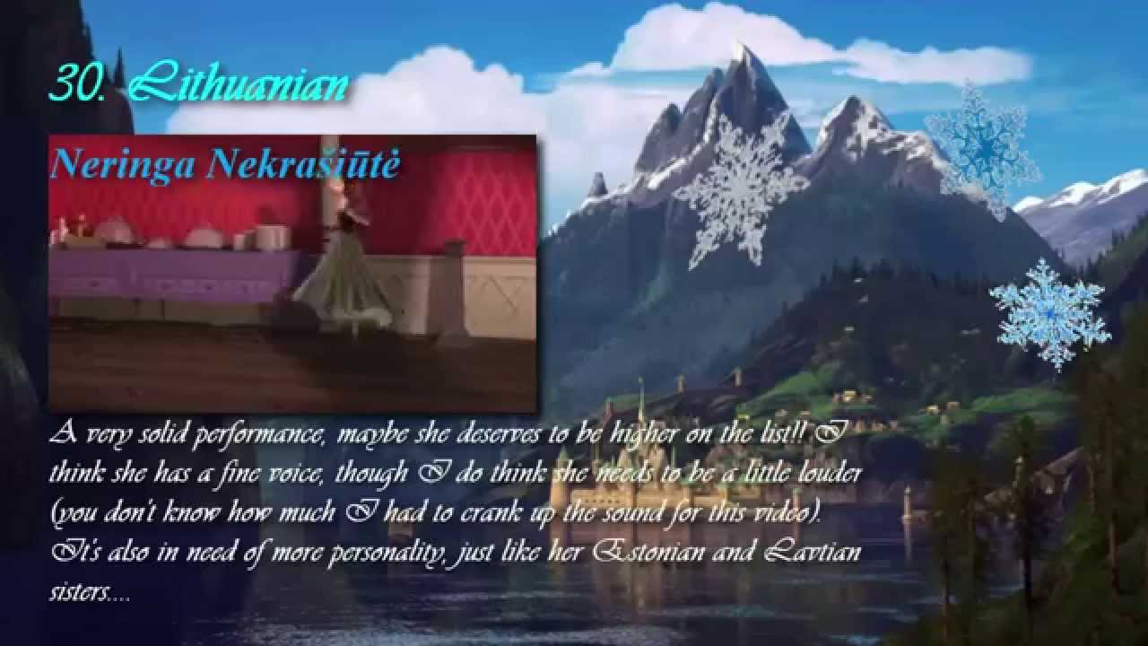 *Personal Ranking* Anna voices