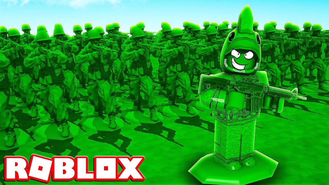 IL MIO ESERCITO DI SOLDATINI GIOCATTOLO SU ROBLOX!!